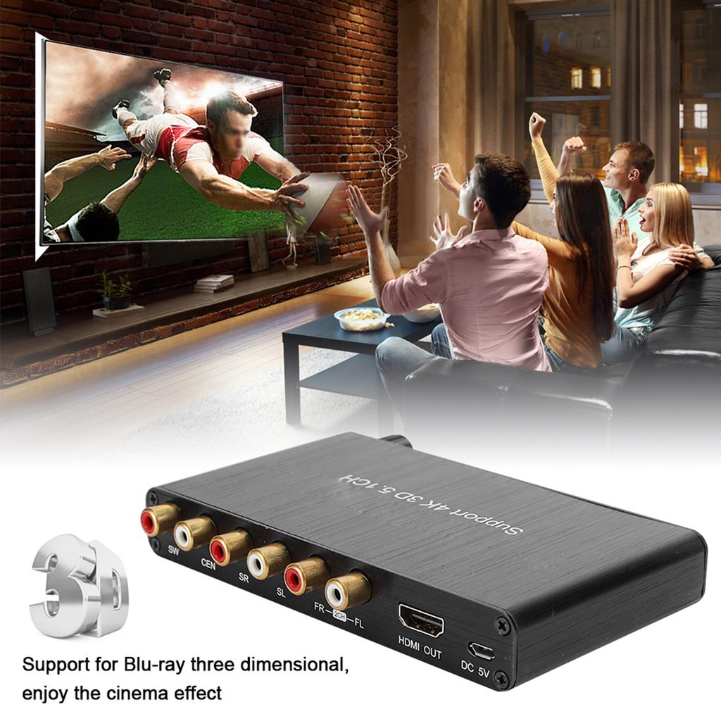 Extractor Decoder Convertor for Support 4K 5.1CH Three Dimensional