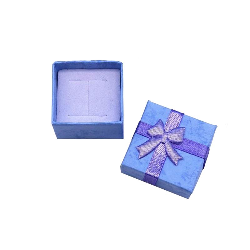 Pack of 30 Jewelry Gift Storage Boxes Small Cardboard Box with Lid and Bowknot for Rings Pendants Necklaces Earrings