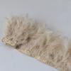 1Meters Natural Turkey Feathers Trim Height 10-15Cm Wedding Clothing Dress Decoration Diy Feather Ribbon Sewing Crafts