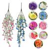 Hanging Artificial Morning Glory UV Resistant Fake Flower Indoor Outdoor Garden Porch Patio Wall