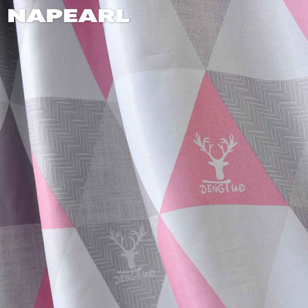 1PC NAPEARL Geometric Ins Style Blackout Curtains Modern Minimalist Thick Curtains for Bedroom Living Room Balcony Window for Home Decor