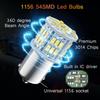 1156 Led Bulb Reverse Light, 1141 1003 7506 BA15S Bulbs, 12V-24V 54SMD Used for Truck Car Backup Reverse Lights, Tail Parking Lights,Camper Trailer