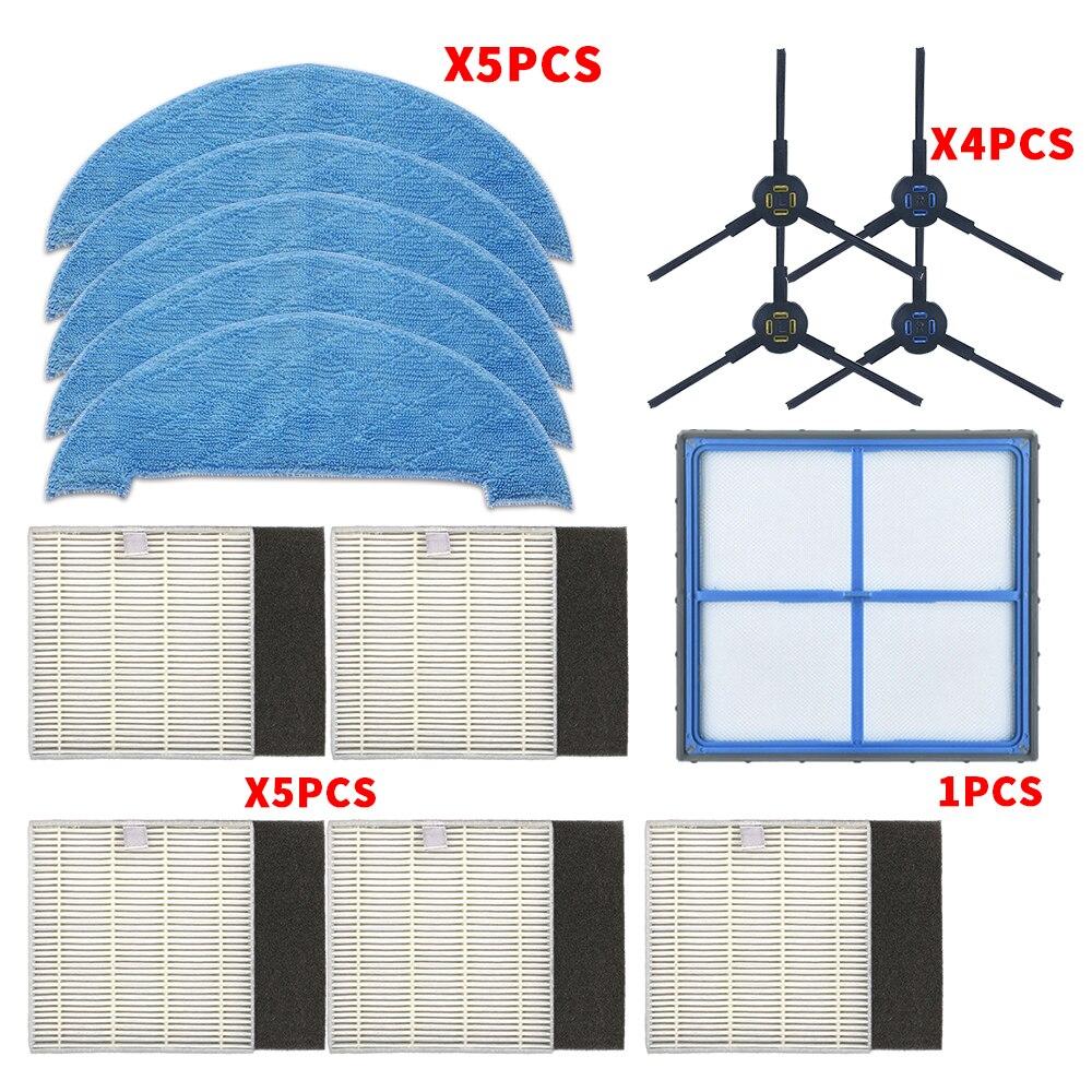 Robot Vacuum Cleaner HEPA Filter Side Brush Mop for Ilife V8 V8s X750 A7 X800 X785 V80 Robotic Vacuum Cleaner Parts Accessories