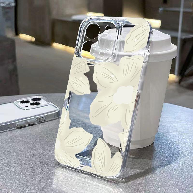 

Monochrome Peony Floral Art Phone Case for iPhone 17 16 15 14 13 12 11 16E Series Pro Max Plus Double Layer Protection iphone 12 ProMax