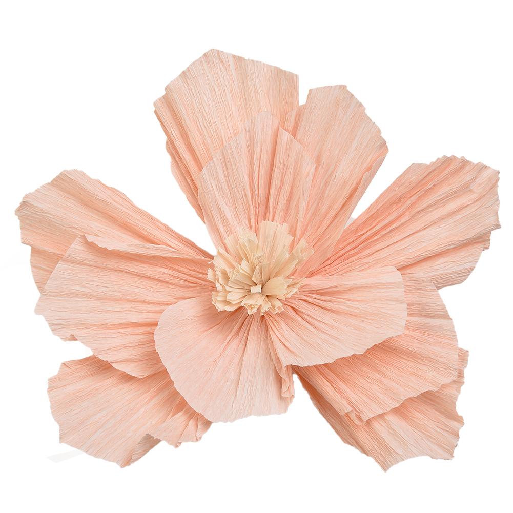 Flowers Paper Flowers Wedding 2Pcs/Set 30cm Birthday Bold Colors Bright Crepe Paper DIY Folded Storage for durable