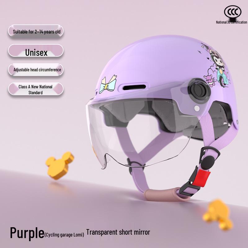 3C Certified Children's Summer Helmet for Electric Bicycles, Boys and Girls Ages 2-14, Suitable for All Seasons