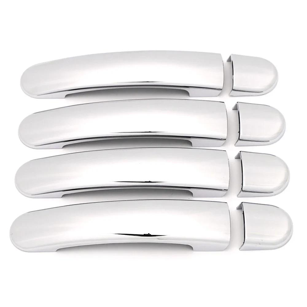Para Volkswagen VW Tiguan MK1 2007-2016 Exterior Lateral Maçaneta Da Porta Tampa Moldagem Cromada Porta Tigela Guarnição Moldura Moldura 2008 2009 2010