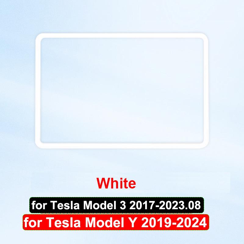 for Tesla Model Y Juniper 2025 Center Control GPS Screen Frame Protector Trim Cover Model 3 Highland 2024 Display Edge Strip