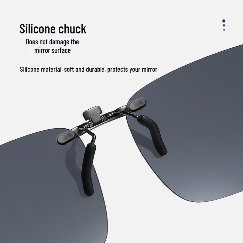 Peak Ultraleichte polarisierte Aufsteck-Sonnenbrille für Brillen
