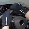 Waterproof Thermal Gloves Windproof Cycling Gloves Fleece Lined Touch Screen Gloves with Non-Slip Palm for Men Women Skiing Driving Hiking