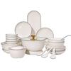 Youluo Nordic Black Line Ceramic Dinnerware Set