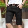 Muž Krátké letní 100% bavlna Pevné šortky Mužské ležérní business Men šortky