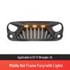 Naštvaná mřížka se světly pro 07-23 Wrangler, Renegade, Gladiator Přední úprava