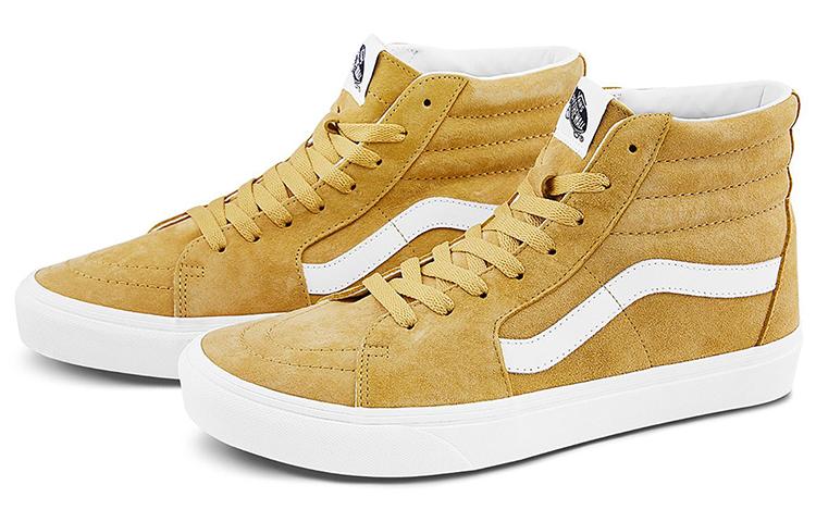 Vans SK8 Hi Brown Yellow Unisex 'Brownyellow White' VN0A4BV618Z
