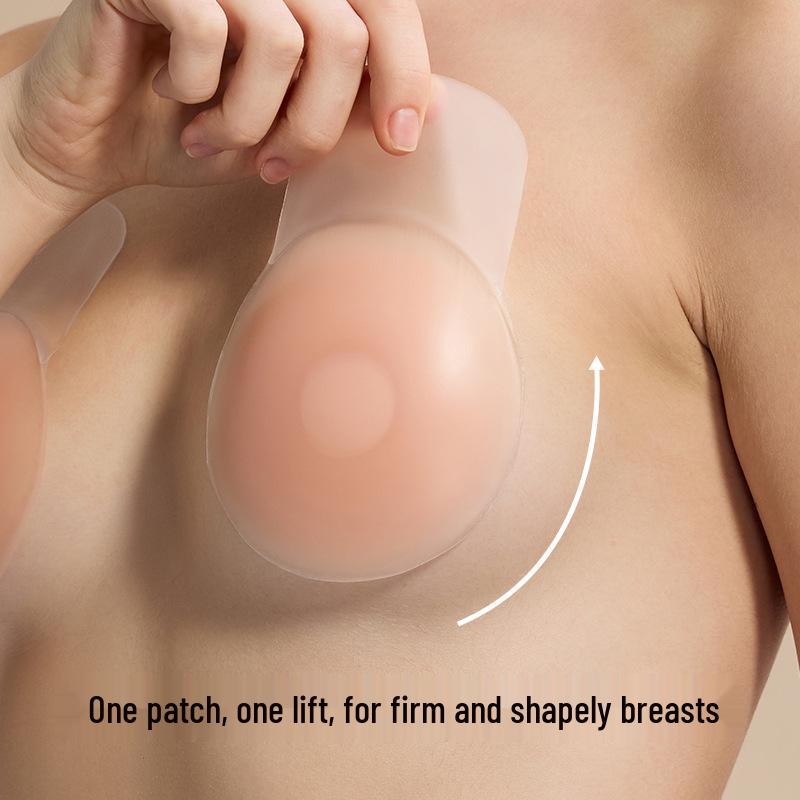 Anti-Sagging Invisible Silicone Nipple Covers for Large Breasts, Prevents Show-Through, for Wedding Dresses, Strapless, Thin, Anti-Protrusion.