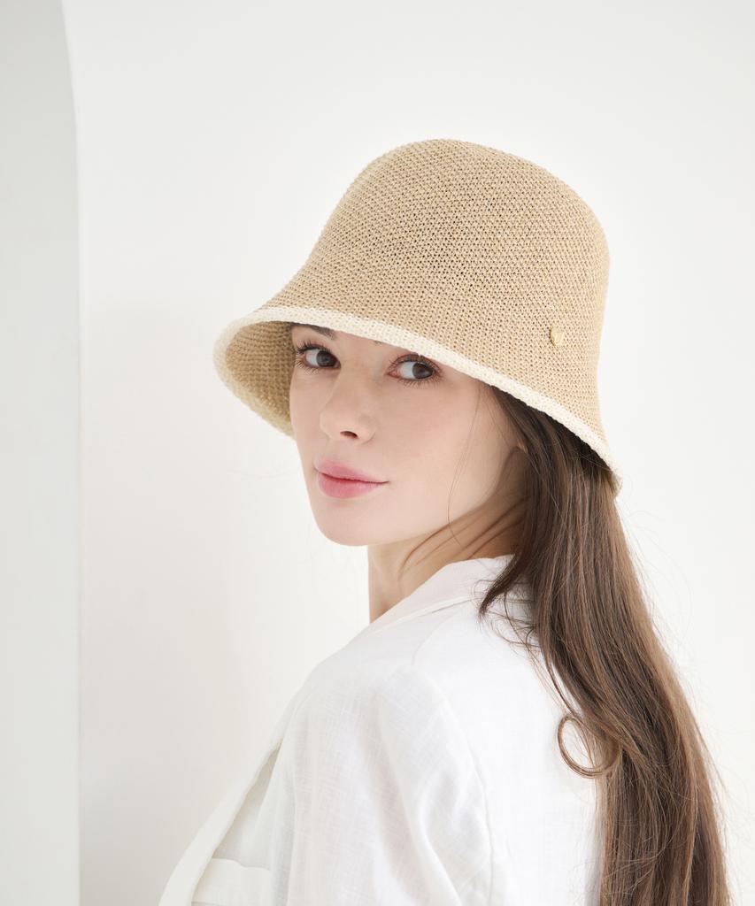 Koipeu Color Block Cotton Bucket Hat Cf081Ht063