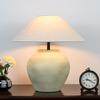 Wabi-Sabi Terracotta Table Lamp for Bedroom, Living Room & Hotel Décor - Japanese Retro Style