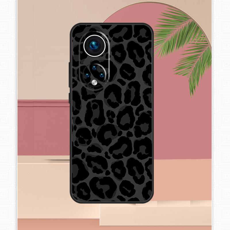 

Leopard Print Black Cheetah Pattern Case For Honor Magic 400 Lite 200 5 6 7 Pro Honor X9c X9b X9a X8b X8a X8 X9 50 70 90 Cover Honor Magic5 Lite