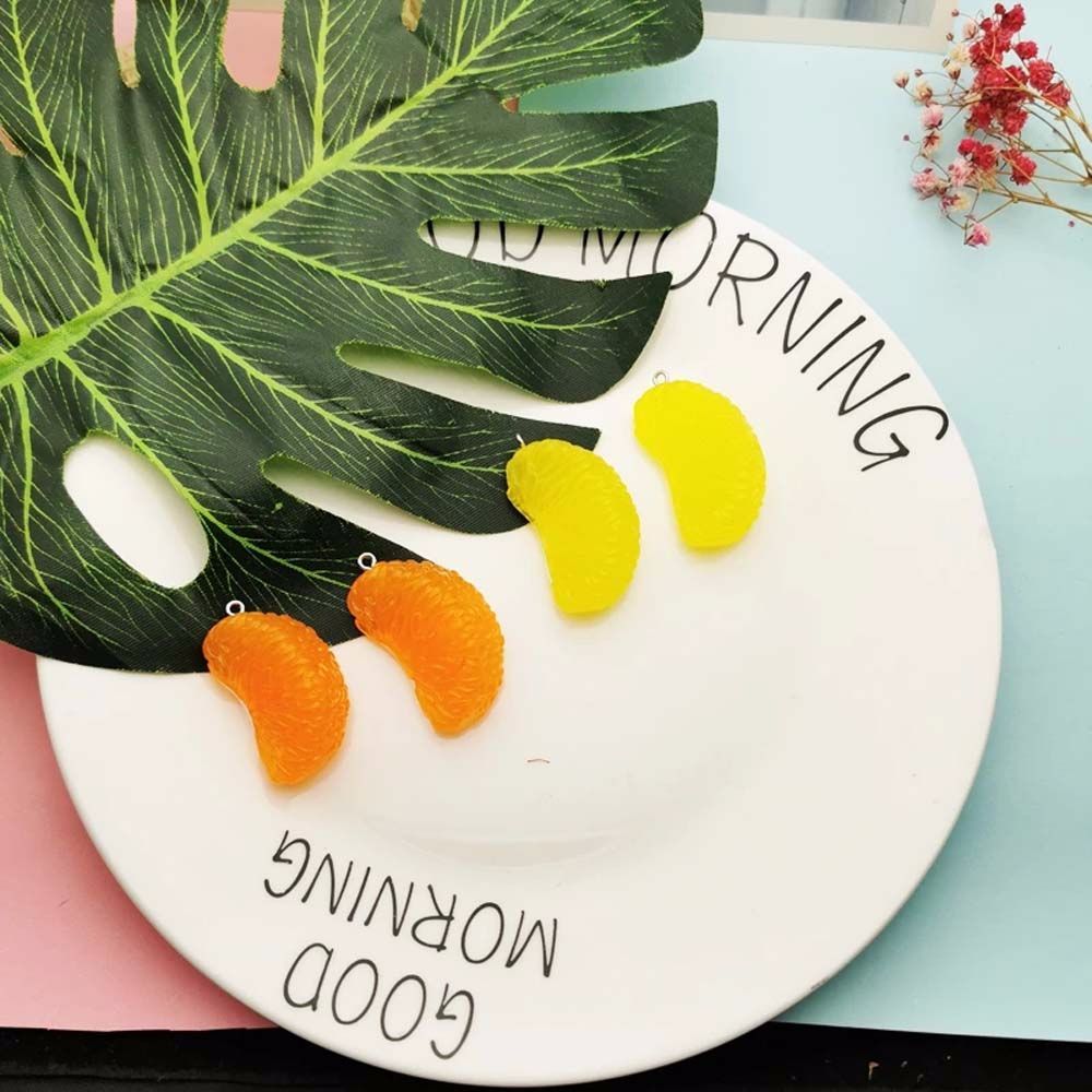 Handbag Pendant Bag Pendant Cartoon One Petal Simulation Fruit Key Chain Orange Keychain Keyring