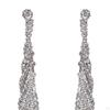 Drop Earrings Dangle Chic Sparkly Women Lady Stylish Elegant Jewelry Stud Long