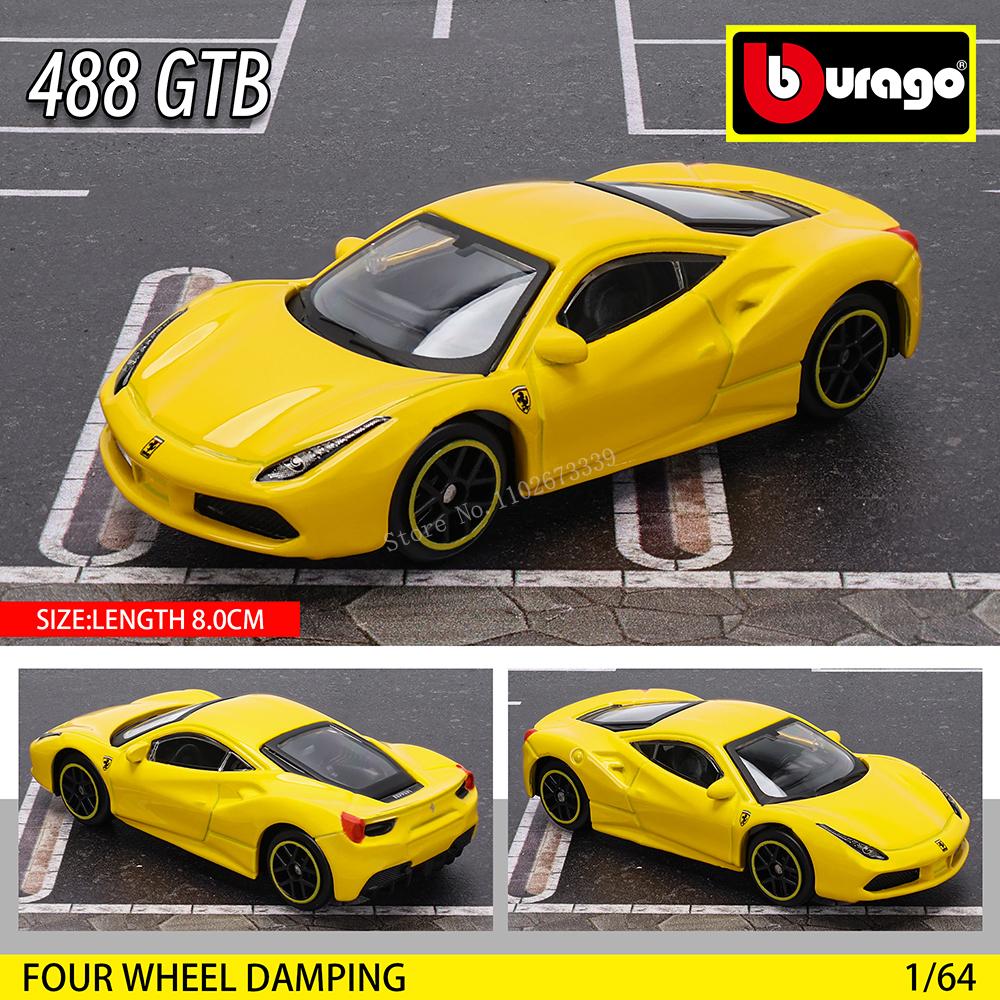 ABAQ1 Bburago 1:64 genuine Ferrari SF90 SP1 458 ENZO F40 F12TDF SF90 car model series children's Christmas boy gift toys