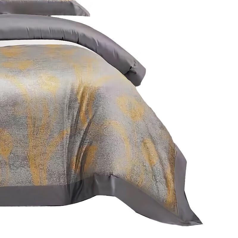 Faunen FN-Z8040 Lyocell Fiber Four-Piece Bedding Set with Mother-Child Quilt