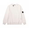 STON Basic Solid Color Compass Patch Fleece Hoodie Long Sleeve Pullover Sweatshirt for Men Women
