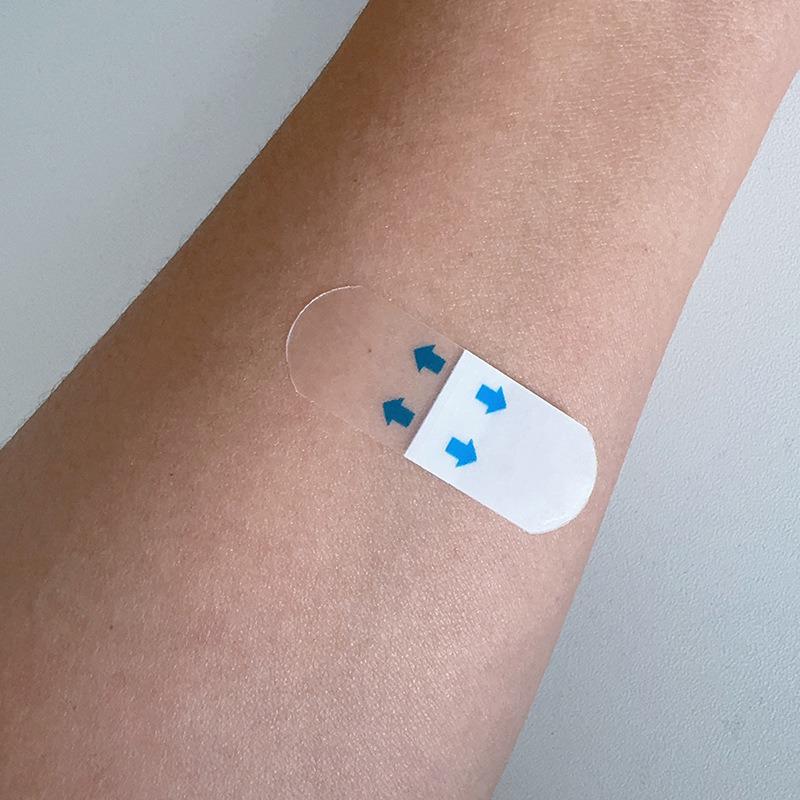 Sømløs V-ansigtsformende og opstrammende plaster til dobbelthage