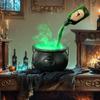 Halloween Black Witch Bowl Magic Float Bottle and Diffuser Horror House Decoration Hocus Pocus Party Scary Props Halloween Decor