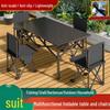 Portable Folding Table & Chair Set for Camping, Picnic, and More - Lightweight & Multi-Purpose