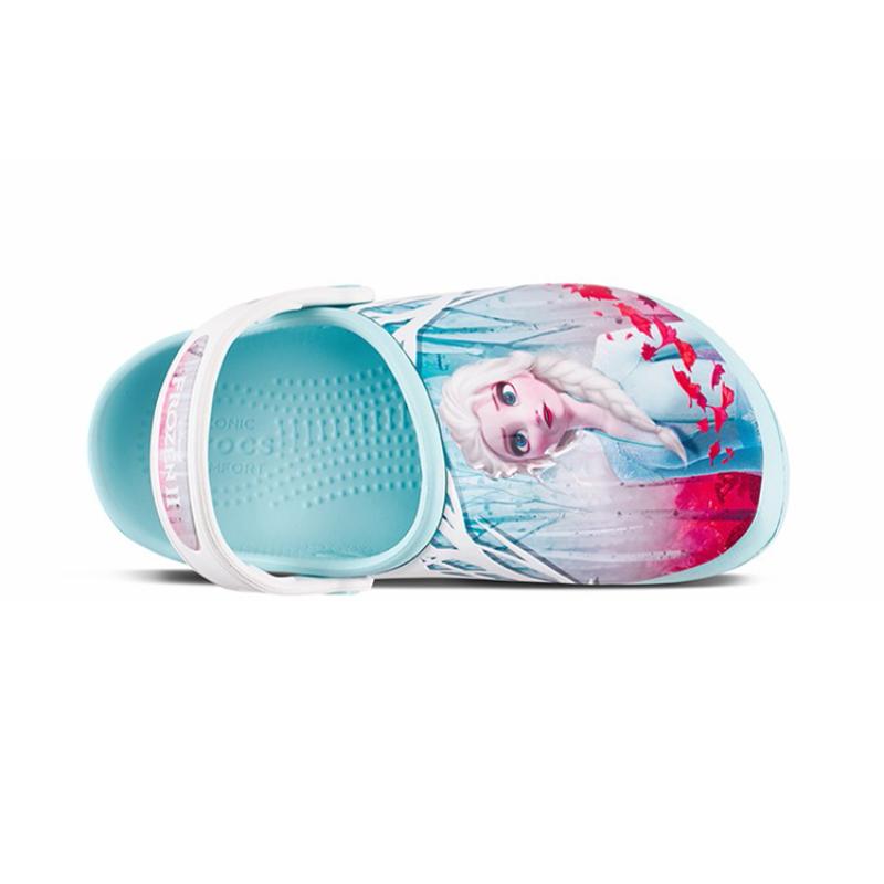 Crocs Fun Academy Frozen 2 Beach Sandals Ice Blue Kids