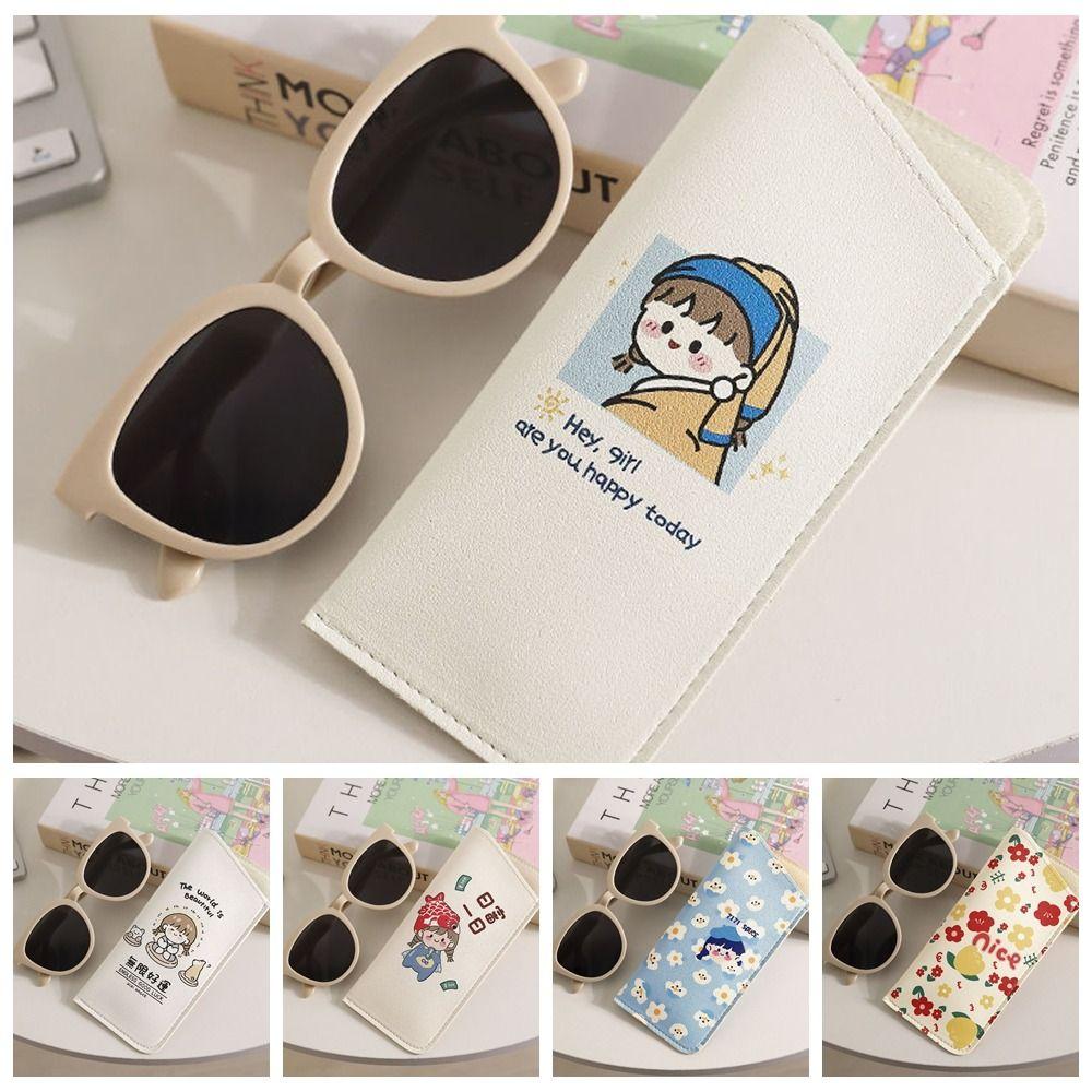 Soft Reading Glasses Pouch Cartoon Eyeglasses Protective Cover Portable Glasses Bag  Sunglasses