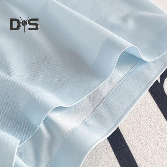 Men Boxer Underwear Mid-rise Solid Color Ice Silk Shorts Briefs Ultra Thin Breathable Seamless Summer Panties