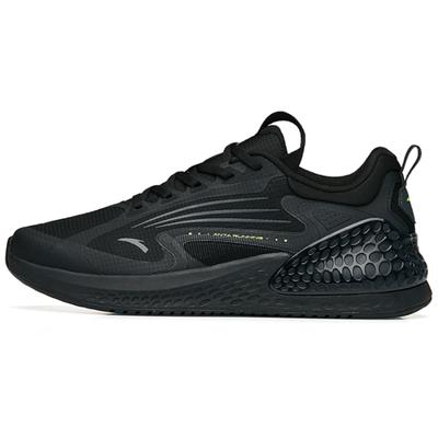 C37+ Cushioned Anti Slip Wear Resistant Breathable Lightweight Low Top Casual Running Shoes Men's Black Sneakers 912235537-6
