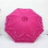 Princess Lace Sun Umbrella Vinyl Sunscreen Parasol Rain Shine Folding Umbrella Women'S Umbrella