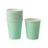100 ks jednorázových papírových kelímků Dětské barevné 9 oz 250 ml barvitelné a pitelné papírové kelímky