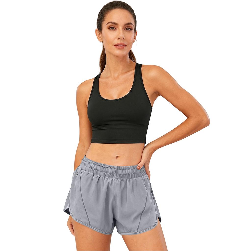 Women's Casual Loose Color Pants Pocket Utility Shorts