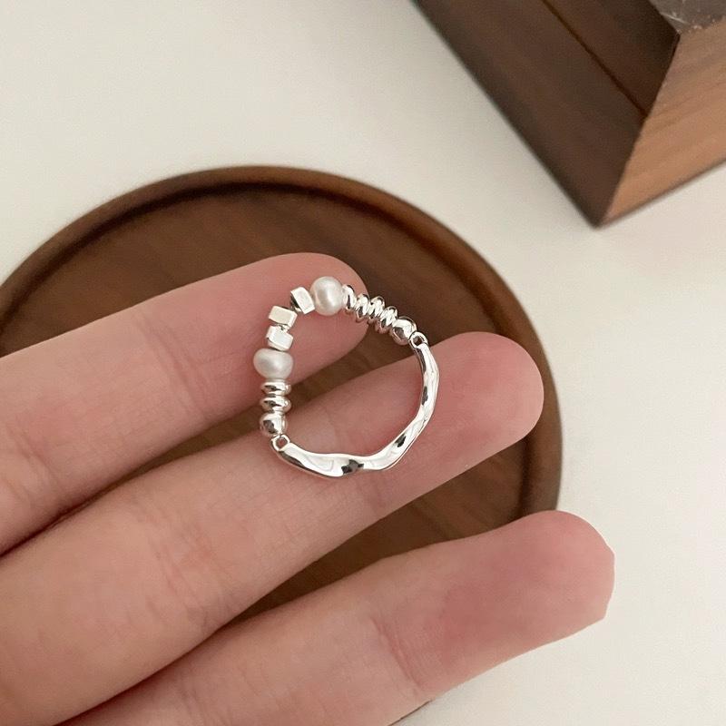 Female Light Luxury Niche Fashion Personality Irregular Ring 1pcs