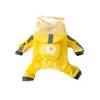 Cartoon Waterproof Full Coverage Raincoat for Small & Medium Dogs - Four-Legged Poncho for Rainy Day Outdoor Use