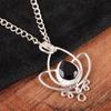 Black Onyx 925 Solid Sterling Silver Pendant, Handmade Gemstone Jewelry Pendant For Memorial Day