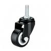4Pcs/Set 1.5/2 Inch M8 M10 Thread Stem Caster Wheels, Swivel Casters With/without Brake, Heavy Duty for Chair Table Bin Cart Fur