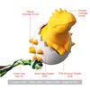 Big Dog Toy Chew Toy Molar Toothbrush Toy Tug-of-War Game Bulldog Anxiety Relief Interactive  Dinosaur Egg Shaped Pet Supplies