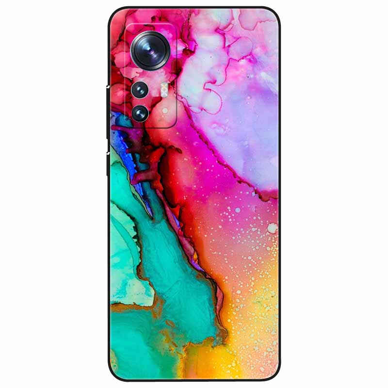 For Xiaomi Redmi Note 12s Case 12 S Soft Black Silicone Cool Marble TPU Funda Para for Redmi Note 12S 2023 Shockproof Note12s