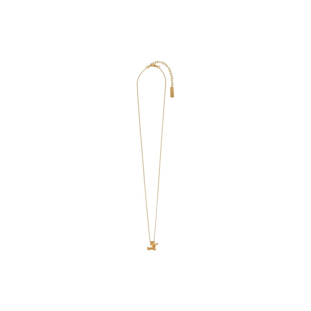 SAINT LAURENT Brass Necklaces Unisex Gold 651779-Y1500-8030