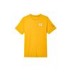 T Shirts Men's Gold Crew Neck Moderate Straight Fit (Unisex) T-Shirts DJ1394 739