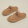 Little white shoes children's autumn new female student casual trend half drag versatile women's shoes