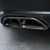 2pcs Carbon Fiber Style Left Right Rear Cylinder Exhaust Tail Pipe Cover Trim For Honda Accord 10th Gen 2018 2019 2020 2021 2022