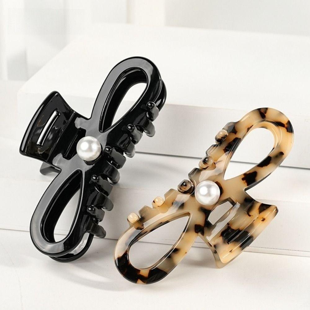 French Design Women Hair Claws Hair Ornament Lady Shark Clip for Girls Headwear