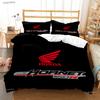 Modern Fashion Moto Enthusist Trend Duvet Cover Luxury Casal Bedding Set Soft Quilt Cover And Pillowcas Single/Double/Queen/King