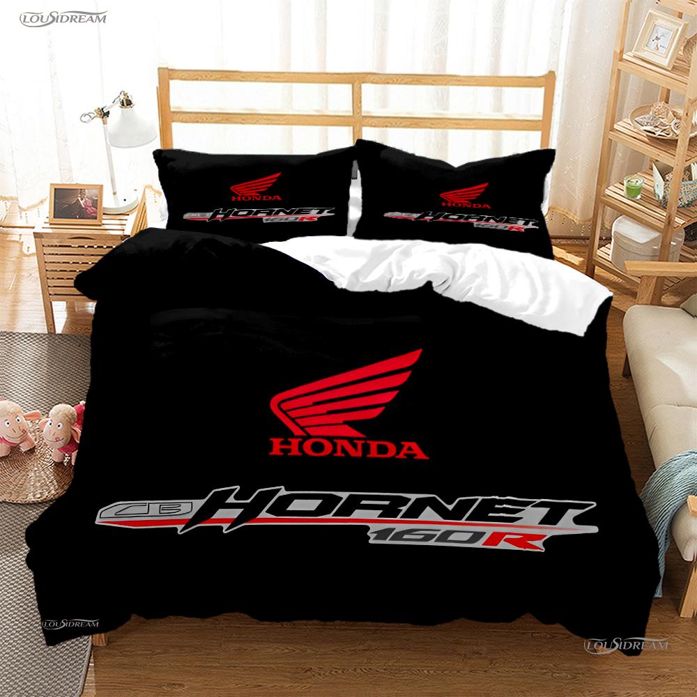 Modern Fashion Moto Enthusist Trend Duvet Cover Luxury Casal Bedding Set Soft Quilt Cover And Pillowcas Single/Double/Queen/King